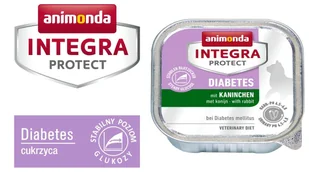 Animonda Integra Protect Diabetes z królikiem FELINE Diet 100g - Mokra karma dla kotów - miniaturka - grafika 2