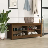 Szafki na buty - Lumarko Szafka na buty, miodowy brąz, 110x38x45,5 cm, drewno sosnowe - miniaturka - grafika 1