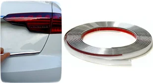 Listwa Chrom 20mm 2cm 5m Chromowana Taśma Tuningowa Ozdobna Samochodowa - Akcesoria tuningowe - miniaturka - grafika 1