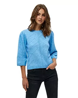 Swetry damskie - Peppercorn Damski sweter z rękawami 3/4, niebieski morski, XXL, Niebieski morski, XXL - grafika 1