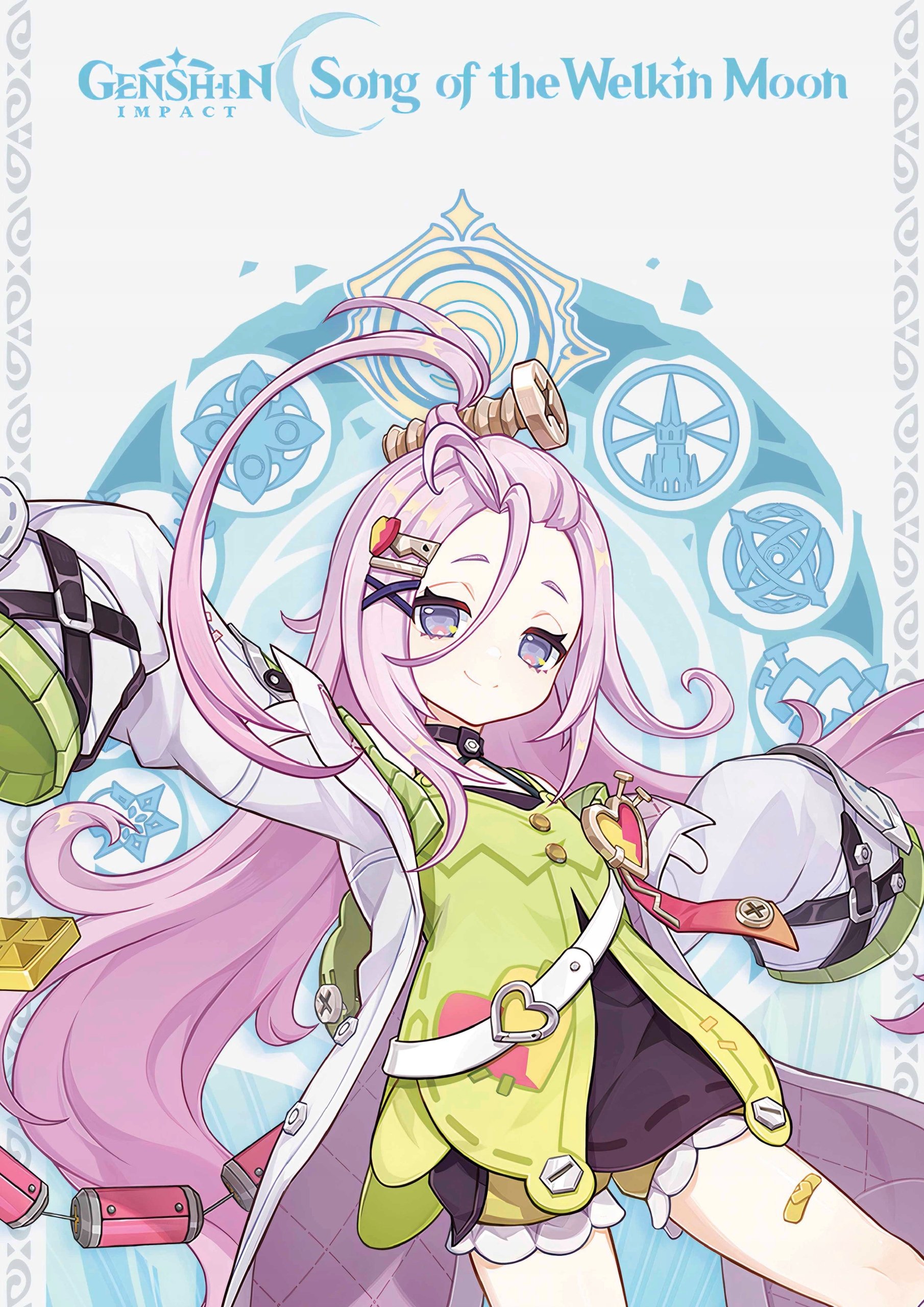 Plakat A3 Genshin Impact Anime Gra Aino