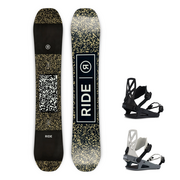Deski snowboardowe - Zestaw snowboard Ride Manic 160 cm + wiązania C-4 - miniaturka - grafika 1
