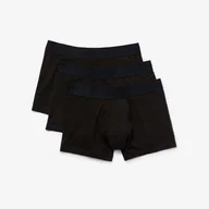 Majtki męskie - Męskie Bokserki LACOSTE UNDERWEAR TRUNK 5H3407.031 – Czarny - miniaturka - grafika 1