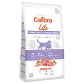 Sucha karma dla psów - Calibra Dog Life Junior jagnięcina dla małych i średnich ras - 12 kg - miniaturka - grafika 1