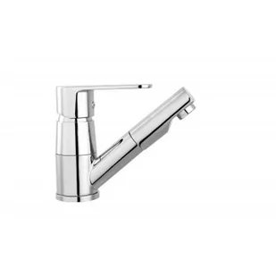 Ferro Algeo bateria umywalkowa stojąca z wyciąganą wylewką chrom BAG2APO - Baterie umywalkowe - miniaturka - grafika 1