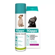 Szampony i odżywki dla psów - Bros Sp z o.o. Bros Sp z o.o HAPPS szampon pielęgnacyjny dla psów o sierści ciemnej 200ml + HAPPS Aerozol na pchły i kleszcze 250ml 409 - miniaturka - grafika 1