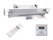 Urządzenia medyczne - NBV-15NLW RC lampa bakteriobójcza bezp. działania 1x15W ścienna z pilotem i licznikiem LED - miniaturka - grafika 1