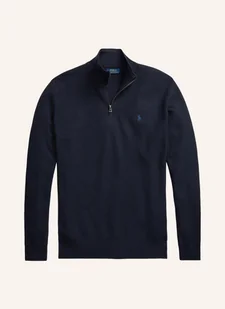 Polo Ralph Lauren Big & Tall Sweter Typu Troyer blau - Moda i Uroda OUTLET - miniaturka - grafika 1