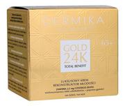 Kremy do twarzy - Dermika Luxury Gold 24K Total Benefit 65+ Luksusowy Krem/Rekonstruktor Młodości na dzień i noc - miniaturka - grafika 1