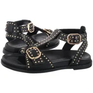 Sandały damskie - Sandały Czarne 76240-51 (WO310-a) Wojas - miniaturka - grafika 1