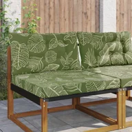 Poduszki ogrodowe - vidaXL vidaXL Poduszka do sofy na zewnątrz 2 pcs Wzór liścia Poliester - miniaturka - grafika 1