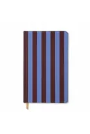 Notesy i bloczki - Notatnik Journal 128K linia Purple + Nutmeg Stripe - miniaturka - grafika 1