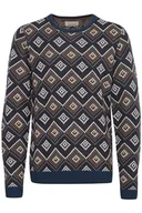 Swetry męskie - Blend sweter męski, 194024/Dress Blues, M - miniaturka - grafika 1