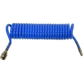 Akcesoria pneumatyczne - Yato WĄŻ SPIRALNY 6,5mm x 10mm x 5m PU Z SZYBKOZŁĄCZAMI YT-24204 YATO YT-24204 - miniaturka - grafika 1