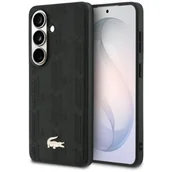 Etui i futerały do telefonów - Etui LACOSTE Nomograme Gold Logo MagSafe do Samsung Galaxy S26 Czarny - miniaturka - grafika 1