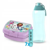 Butelki filtrujące - Butelka Filtrująca Dafi SOFT 0,3 Miętowa 7 Wkładów i Lunchbox GABI - miniaturka - grafika 1
