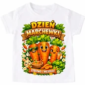 Koszulki dla dziewczynek - Koszulka na dzień marchewki - wzór marchewka4 - miniaturka - grafika 1