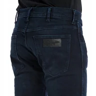 Spodnie męskie - WRANGLER BRYSON SMASHED BLACK W14XLR36X 28/32 - miniaturka - grafika 1