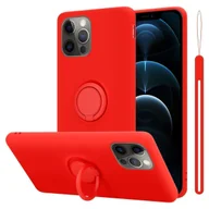 Etui i futerały do telefonów - Etui ochronne Cadorabo do Apple iPhone 13 PRO w kolorze czerwonym, etui na telefon komórkowy z TPU - miniaturka - grafika 1