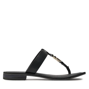 Japonki Tommy Hilfiger Th Elevated Sandal FW0FW07174 Czarny - Klapki i japonki damskie - miniaturka - grafika 1