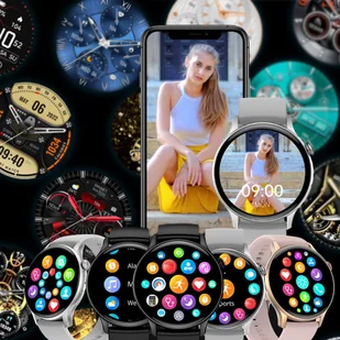 Rubicon  RNCF10 Różowy - Smartwatch - miniaturka - grafika 14