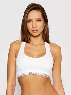 Biustonosze - Calvin Klein Underwear Biustonosz top 000QF1368E Biały - grafika 1