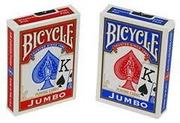 Gry karciane - Bicycle Rider Back International Jumbo 1004380 - miniaturka - grafika 1