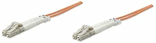 Intellinet Network Solutions LWL Anschlusskabel LC/LC 2M Multimode OM1 orange 471213 - Patchcordy - miniaturka - grafika 1