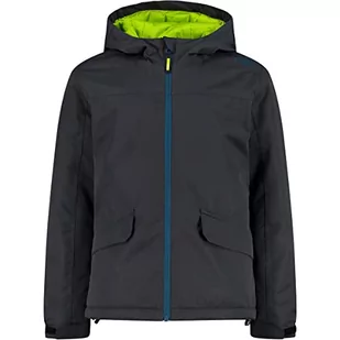 CMP - Kid Jacket Fix Hood, Boy, Antracite, 110 - Kurtki i płaszcze dla chłopców - miniaturka - grafika 1