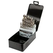 Wiertła - Graphite Wiertła Do metalu HSS-Co 1-13mm komplet 25sztuk 57H090 - miniaturka - grafika 1