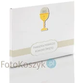 Pamiątka Pierwszej Komunii Świętej - Teczka komunijna kielich na zdjęcia 10x15 - miniaturka - grafika 1