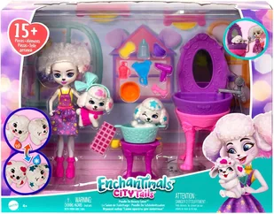 Lalka Enchantimals Salon piękności pudelków HHC20 - Lalki dla dziewczynek - miniaturka - grafika 2