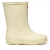 Buty dla chłopców - Kalosze Hunter HFC-03 Żółty - miniaturka - grafika 1