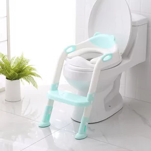Hedo, Nakładka na WC ze stopniem, niebieska - Nocniki - miniaturka - grafika 1