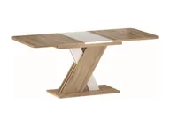 Stoły - Stół rozkładany do jadalni EXEL 140(180)x85 dąb wotan/biały - miniaturka - grafika 1