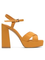 Sandały damskie - Jenny Fairy Sandały WSS20925-03 Pomarańczowy - miniaturka - grafika 1
