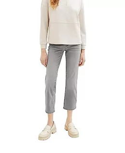Spodnie damskie - TOM TAILOR Alexa Straight dżinsy damskie, 10212-clean Light Stone Grey Denim, 33W / 28L - grafika 1