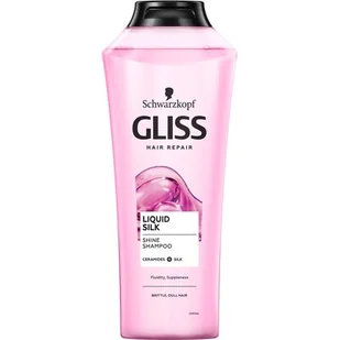 Schwarzkopf GLISS KUR Hair Repair Szampon Liquid Silk Gloss 400ml - Szampony do włosów - miniaturka - grafika 1