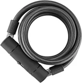 Zabezpieczenia do roweru - Cube acid ACID Corvid K180 Zapięcie kablowe, black 1800mm 2021 Zabezpieczenia rowerowe 133330000 - miniaturka - grafika 1