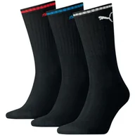 Skarpetki damskie - Skarpety Puma Sport Crew Stripe 3Pack M 907941 (kolor Czarny, rozmiar 43-46) - miniaturka - grafika 1