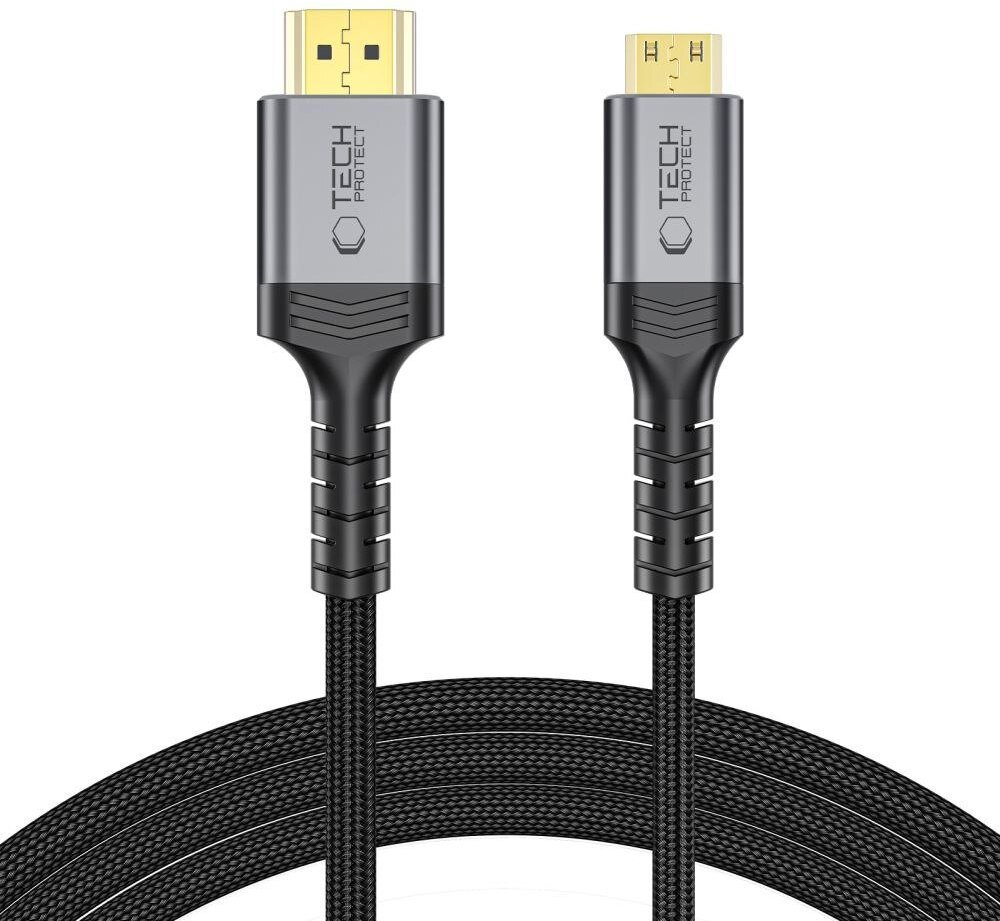 Kabel Tech-Protect Kabel Tech-Protect Ultraboost Cable Mini HDMI 2.1 8k 60Hz 200cm Black THP5552