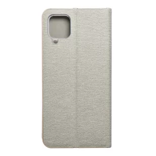 Forcell Kabura LUNA Book Gold do SAMSUNG Galaxy A12 srebrny - Etui i futerały do telefonów - miniaturka - grafika 1