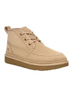 Botki damskie - UGG Skórzane botki "Neumel" w kolorze beżowym - miniaturka - grafika 1