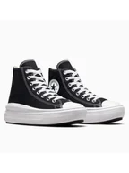 Trampki damskie - Converse Sneakersy "Chuck Taylor Move" w kolorze czarnym - miniaturka - grafika 1