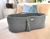 Łóżeczka i kojce - Kosz Mojżesza Boho Handmade - Laurel - miniaturka - grafika 1