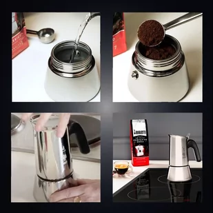 ZESTAW - Kawiarka Bialetti New Venus 6TZ + kawa Bialetti Classico 250g - Zaparzacze i kawiarki - miniaturka - grafika 4
