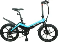 Rowery elektryczne - Rower elektryczny EBFEC Uranos 20" niebieski - miniaturka - grafika 1