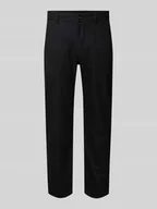 Spodnie męskie - Chinosy o kroju tapered z dodatkiem wiskozy model ‘CHINO-TAPERED’ - miniaturka - grafika 1