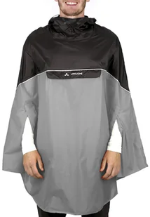 Vaude Covero II poncho, szary, XXL 068090030600_003_XXL - Akcesoria turystyczne - miniaturka - grafika 1