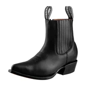 Botki męskie - kowbojki GRINDERS - AUSTIN (507 BLACK)-45 - miniaturka - grafika 1